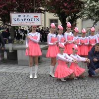 Mażoretki z Krasocina w Ostrowcu